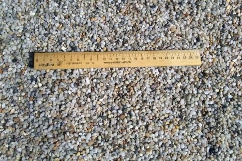 Галька жемчужная фр. 3-5 мм.