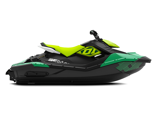 Гидроцикл SPARK 2UP 90 IBR TRIXX 2021 Черно-зеленый